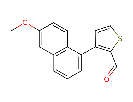 3-(6-methoxy-1-naphthyl)thiophene-2-carboxaldehyde