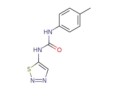 Molecular Structure of 51707-59-6 (Urea, N-(4-methylphenyl)-N'-1,2,3-thiadiazol-5-yl-)