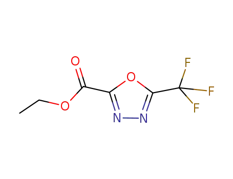 Molecular Structure of 944903-98-4 (2-trifluoroMethyl-5-ethoxycarbonyl-1,3,4-oxadiazole)