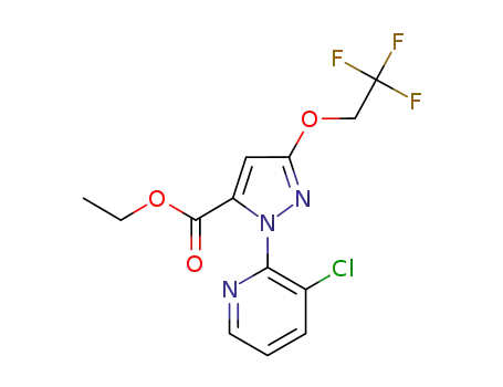 ethyl 1-(3-chloro-2-pyridinyl)-3-(2,2,2-trifluoroethoxy)-1H-pyrazole-5-carboxylate
