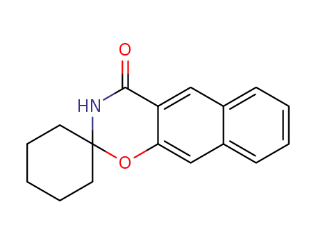 spiro[cyclohexane-1,2'-naphtho[2,3-e][1,3]oxazin]-4'(3'H)-one