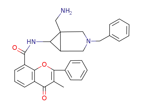 N-[3-benzyl-3-azabicyclo [3.1.0]hexyl-1-aminomethyl]-3-methyl-4-oxo-2-phenyl-4H-1-benzopyran-8-carboxamide