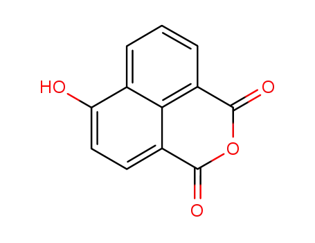 Molecular Structure of 52083-08-6 (4-Hydroxy-1,8-naphthalenedicarboxylic anhydride)