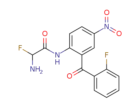 2-(α-amino-α-fluoroacetamido)-5-nitro-2'-fluorobenzophenone