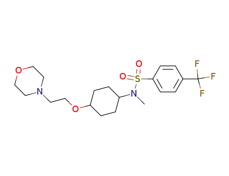 trans-N-Methyl-N-[4-(2-morpholin-4-yl-ethoxy)-cyclohexyl]-4-trifluoromethyl-benzenesulfonamide