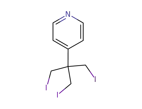 4-(2-iodo-1,1-bis-iodomethyl-ethyl)-pyridine