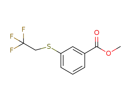 methyl 3-((2,2,2-trifluoroethyl)thio)benzoate