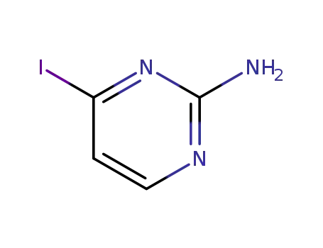 Molecular Structure of 815610-16-3 (4-Iodopyrimidin-2-amine)