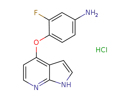 [3-fluoro-4-(1H-pyrrolo[2,3-b]pyridin-4-yloxy)phenyl]amine hydrochloride