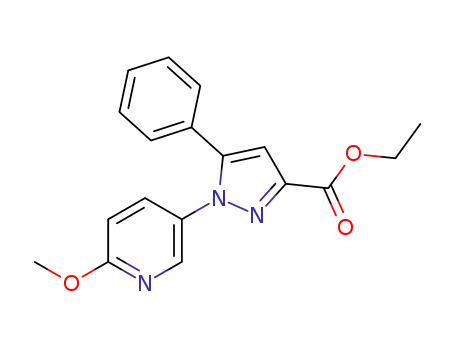 ethyl 1-(6-methoxypyridin-3-yl)-5-phenyl-1H-pyrazole-3-carboxylate