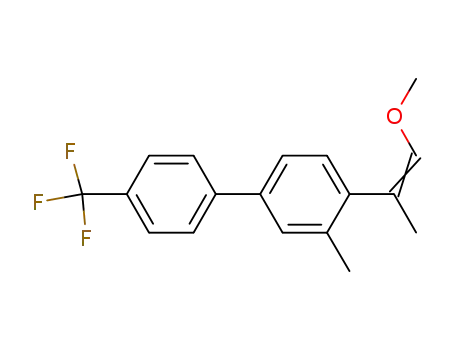 4-(2-methoxy-1-methyl-vinyl)-3-methyl-4'-trifluoromethyl-biphenyl
