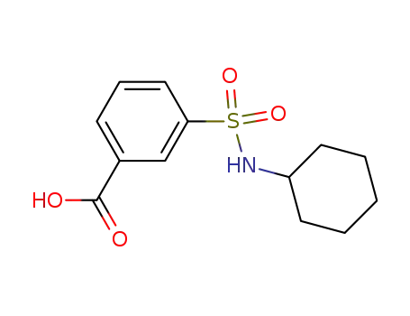 3-(N-cyclohexylsulfamoyl)benzoic acid