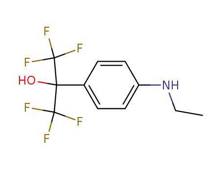2-(4-Ethylamino-phenyl)-1,1,1,3,3,3-hexafluoro-propan-2-ol