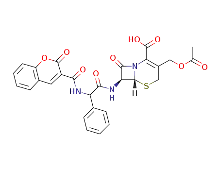 7β-[D-2-(Chromone-3-carboxamido)-2-phenylacetamido]-3-acetoxymethyl-3-cephem-4-carboxylic acid