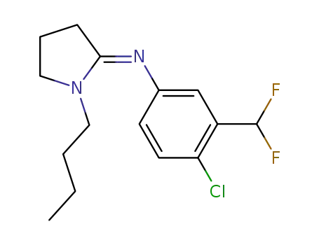 1-butyl-2-(4-chloro-3-difluoromethylphenyl)-iminopyrrolidine