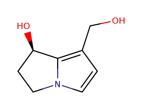 Molecular Structure of 23107-12-2 (DEHYDRORETRONECINE)
