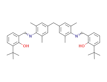 [(HO-(3-tert-butyl)C6H3-o-C(H)=N-2,6-(methyl)2C6H2)2-4-CH2]