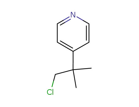 1-chloro-2-methyl-2-(4-pyridyl)propane