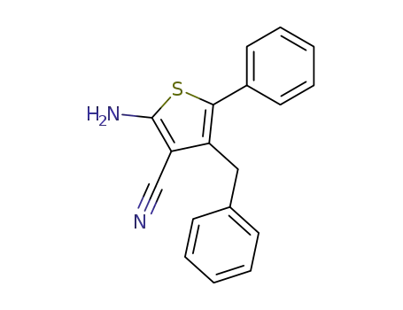 2-amino-4-benzyl-5-phenyl-thiophene-3-carbonitrile