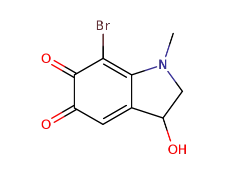 7-bromo-3-hydroxy-1-methyl-indoline-5,6-dione