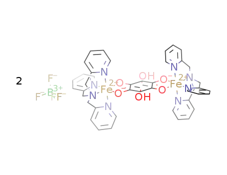 [diiron(II)(tris(2-pyridylmethyl)amine)2(μ-2,3,5,6,-tetrahydroxy-1,4-benzoquinoate)](BF4)2