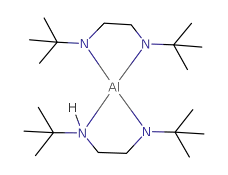 Al((CH3)3CNCH2CH2NHC(CH3)3)((CH3)3CNCH2CH2NC(CH3)3)