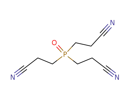 Molecular Structure of 1439-41-4 (tris(2-cyanoethyl)phosphine oxide)