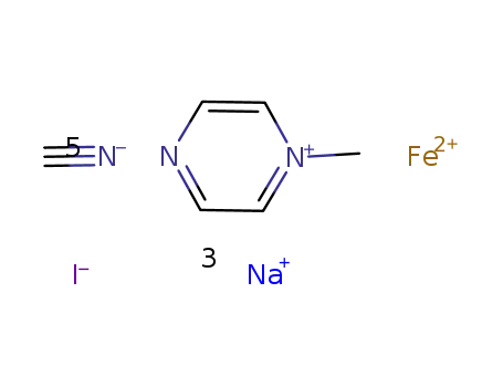 Na3{pentacyanoferrate(II)N-methylpyrazinium iodide}