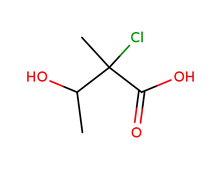2-chloro-3-hydroxy-2-methyl-butyric acid