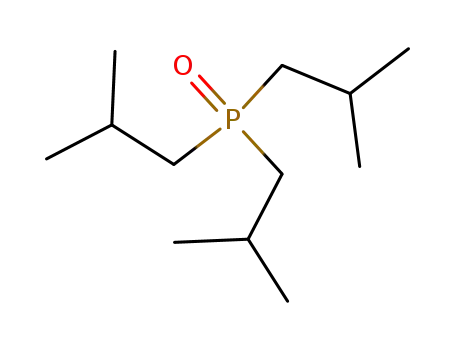 Molecular Structure of 7682-87-3 (tris(2-methylpropyl)phosphane oxide)