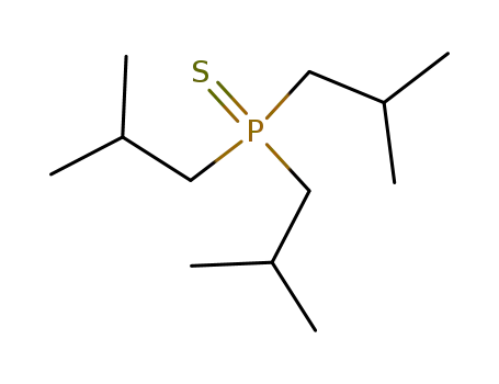 Molecular Structure of 3982-87-4 (TRIISOBUTYLPHOSPHINE SULFIDE)