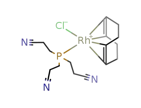 RhCl(tris(cyanoethyl)phosphine)(COD)