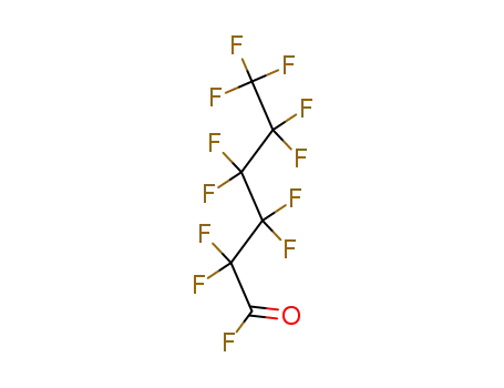 Molecular Structure of 355-38-4 (PERFLUOROHEXANOYL FLUORIDE 98)