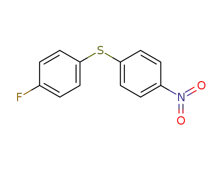 Molecular Structure of 2438-85-9 (1-FLUORO-4-[(4-NITROPHENYL)SULFANYL]BENZENE)