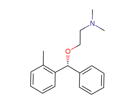 Molecular Structure of 33425-91-1 (Ethanamine, N,N-dimethyl-2-[(R)-(2-methylphenyl)phenylmethoxy]-)