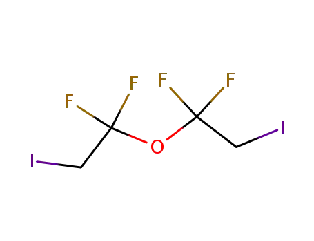 Molecular Structure of 51100-31-3 (Ethane, 1,1'-oxybis[1,1-difluoro-2-iodo-)
