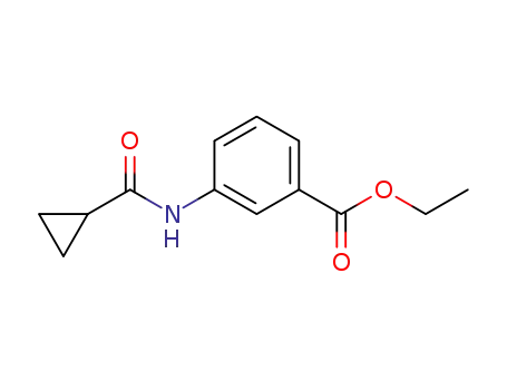 Molecular Structure of 723759-58-8 (ethyl 3-(cyclopropanecarboxamido)benzoate)
