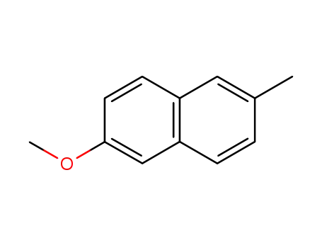 Molecular Structure of 26386-94-7 (2-METHOXY-6-METHYLNAPHTHALENE)