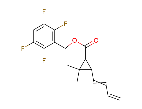2,3,5,6-tetrafluorobenzyl-(1RS,3RS)-3-((E/Z)-buta-1,3-dienyl)-2,2-dimethylcyclopropane-1-carboxylate