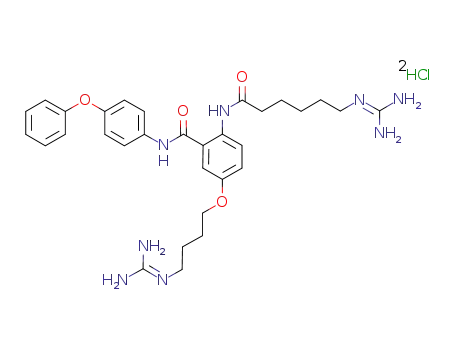 5-(4-guanidinobutoxy)-2-(6-guanidinohexanamido)-N-(4-phenoxyphenyl)benzamide dihydrochloride