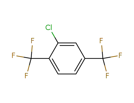 Molecular Structure of 328-91-6 (2,5-BIS(TRIFLUOROMETHYL)CHLOROBENZENE)