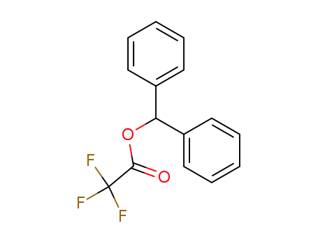 Molecular Structure of 844-40-6 (Acetic acid, trifluoro-, diphenylmethyl ester)