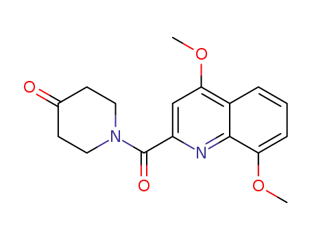 N-[(4,8-dimethoxyquinoline-2-yl)carbonyl]-4-piperidone