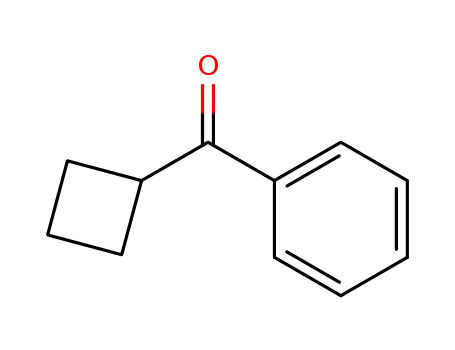 Molecular Structure of 5407-98-7 (CYCLOBUTYL PHENYL KETONE)