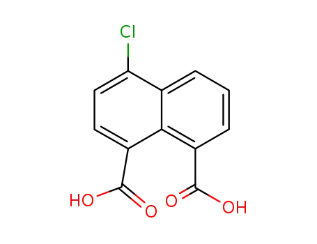Molecular Structure of 13577-46-3 (4-chloronaphthalene-1,8-dicarboxylic acid)