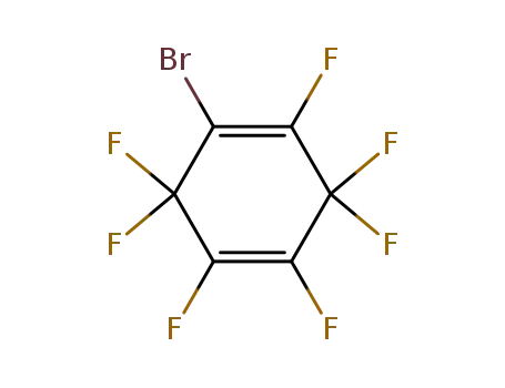 Molecular Structure of 57113-81-2 (1,4-Cyclohexadiene, 1-bromo-2,3,3,4,5,6,6-heptafluoro-)