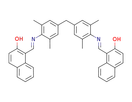 1,1'-{methylenebis[(3,5-dimethyl-1,4-phenylene)iminomethyl]}bis(2-naphthol)