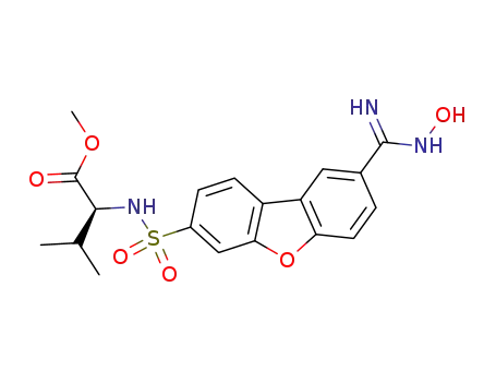 (S)-methyl 2-(8-(N-hydroxycarbamimidoyl)dibenzo[b,d]furan-3-sulfonamido)-3-methylbutanoate