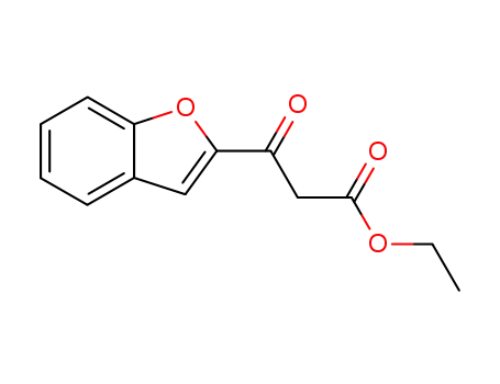 Molecular Structure of 78917-44-9 (ETHYL 3-BENZOFURAN-2-YL-3-OXO-PROPIONATE)