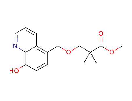 5-(2-carbomethoxy-2-methyl)propyloxymethyl-8-hydroxy-7-quinoline